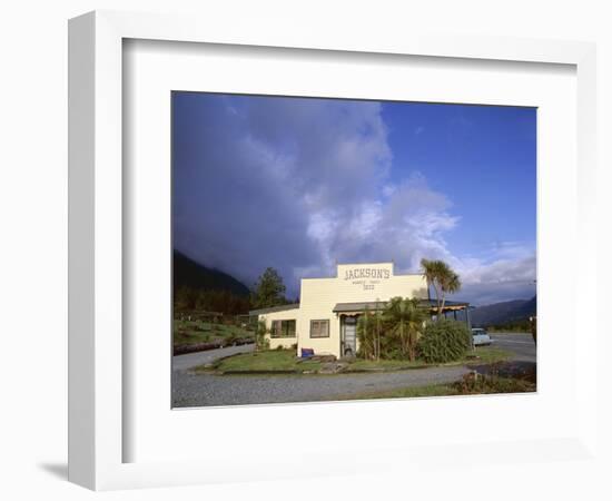 A Back Country Bar, Jackson's Country Bar 1870, on Highway No 73 to Arthur's Pass, South Island-Jeremy Bright-Framed Photographic Print