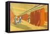 A Bacon Factory-Allan McNab-Framed Stretched Canvas