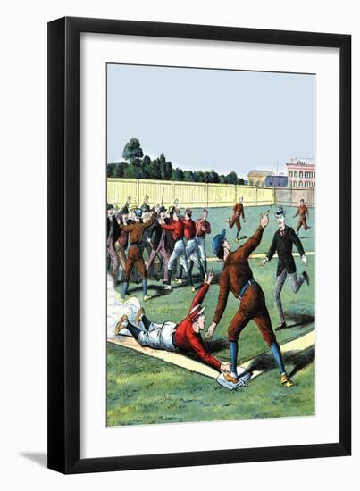 A Bad Call Upsets Everyone-null-Framed Art Print