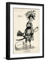 A Bad Egg, Fuss and Feathers, 1852-Nathaniel Currier-Framed Giclee Print