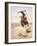 A Bad Hoss-Charles Marion Russell-Framed Giclee Print