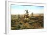 A Bad One-Charles Marion Russell-Framed Art Print