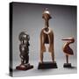 A Baga Dance Crest, Ra-Bomp Ra-Feth, a Baga Female Figure and a Fine Baga Bird, A-Bemp-null-Stretched Canvas