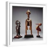 A Baga Dance Crest, Ra-Bomp Ra-Feth, a Baga Female Figure and a Fine Baga Bird, A-Bemp-null-Framed Giclee Print