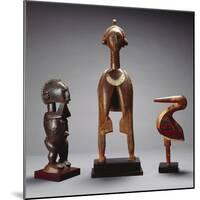 A Baga Dance Crest, Ra-Bomp Ra-Feth, a Baga Female Figure and a Fine Baga Bird, A-Bemp-null-Mounted Giclee Print