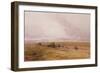 A Baggage Train Crossing a Plain-David Cox-Framed Giclee Print