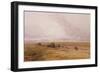 A Baggage Train Crossing a Plain-David Cox-Framed Giclee Print