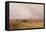 A Baggage Train Crossing a Plain-David Cox-Framed Stretched Canvas