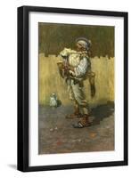 'A bagpiper; Jo?a Uprka (1861-1940)', 1948-Joza Uprka-Framed Giclee Print