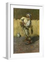 'A bagpiper; Jo?a Uprka (1861-1940)', 1948-Joza Uprka-Framed Giclee Print