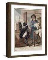 A Bailiff and And Attorney - a Match for the Devil-Robert Dighton-Framed Giclee Print