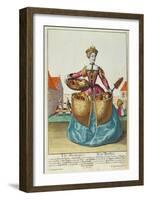 A Baker, C.1735 (Coloured Engraving)-Martin Engelbrecht-Framed Giclee Print