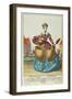 A Baker, C.1735 (Coloured Engraving)-Martin Engelbrecht-Framed Premium Giclee Print