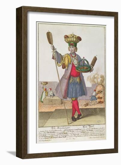 A Baker, C.1735-Martin Engelbrecht-Framed Giclee Print