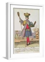 A Baker, C.1735-Martin Engelbrecht-Framed Giclee Print