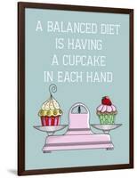 A Balanced Diet-Fab Funky-Framed Art Print