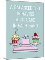 A Balanced Diet-Fab Funky-Mounted Art Print