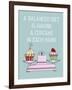 A Balanced Diet-Fab Funky-Framed Art Print