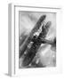 A Balancing Feat over the German Lines, WW1 Aviation-Christopher Clark-Framed Art Print