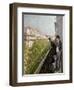 A Balcony, Boulevard Haussmann, 1880-Gustave Caillebotte-Framed Giclee Print