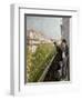 A Balcony, Boulevard Haussmann, 1880-Gustave Caillebotte-Framed Giclee Print