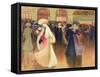 A Ball in Paris (W/C on Paper)-Louis Abel-Truchet-Framed Stretched Canvas