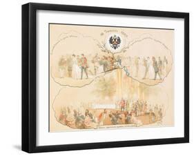 A Ball in the Heraldic Hall in the Winter Palace, 1889-Mihály Zichy-Framed Giclee Print