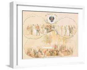 A Ball in the Heraldic Hall in the Winter Palace, 1889-Mihály Zichy-Framed Giclee Print