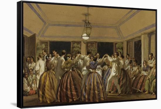 A Ball in the Philippines-C.W. Andrews-Framed Stretched Canvas