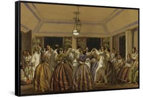 A Ball in the Philippines-C.W. Andrews-Framed Stretched Canvas
