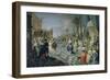A Ball on the Terrace of a Palace-Hieronymus Janssens-Framed Giclee Print
