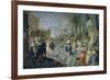 A Ball on the Terrace of a Palace-Hieronymus Janssens-Framed Giclee Print