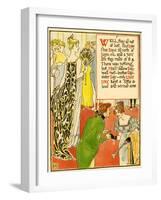 A Ball-Walter Crane-Framed Art Print