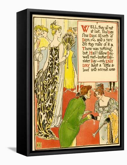 A Ball-Walter Crane-Framed Stretched Canvas