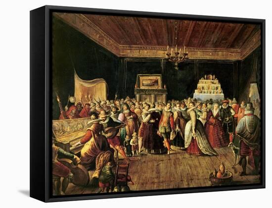 A Ball-Frans The Elder Francken-Framed Stretched Canvas