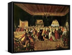 A Ball-Frans The Elder Francken-Framed Stretched Canvas