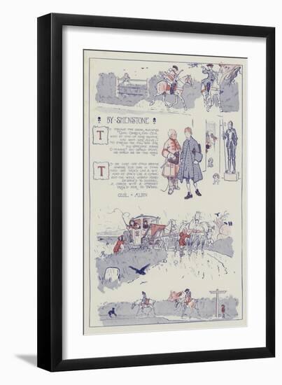 A Ballad, by Shenstone-Cecil Aldin-Framed Giclee Print