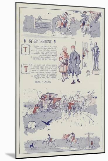 A Ballad, by Shenstone-Cecil Aldin-Mounted Giclee Print