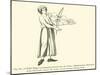 A Ballad Singer Accompanying Himself Upon the Violin-null-Mounted Giclee Print