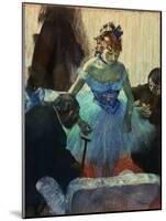 A Ballet Dancer in Her Dressing Room-Edgar Degas-Mounted Giclee Print