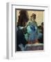 A Ballet Dancer in Her Dressing Room-Edgar Degas-Framed Giclee Print