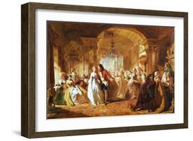 A Ballroom in the Year 1760, 1848-Abraham Solomon-Framed Giclee Print