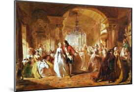 A Ballroom in the Year 1760, 1848-Abraham Solomon-Mounted Giclee Print