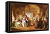 A Ballroom in the Year 1760, 1848-Abraham Solomon-Framed Stretched Canvas