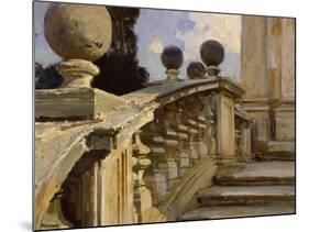 A Balustrade-John Singer Sargent-Mounted Giclee Print