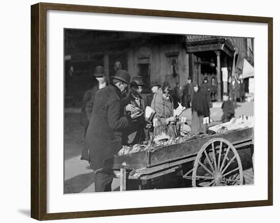 A Banana Cart, New York-null-Framed Photo