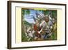 A Band of Viking Lumberjacks-Richard Kelly-Framed Art Print