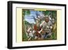 A Band of Viking Lumberjacks-Richard Kelly-Framed Art Print