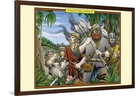 A Band of Viking Lumberjacks-Richard Kelly-Framed Art Print