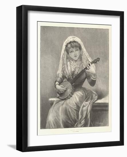 A Banjo Recital-H. Saunders-Framed Giclee Print